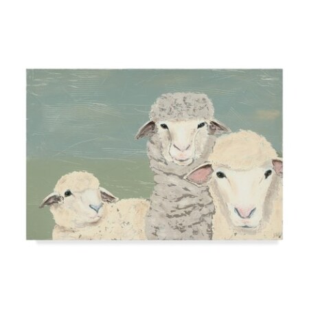Trademark Fine Art Jade Reynolds 'Bashful Sheep Ii' Canvas Art, 16x24 WAG09497-C1624GG
